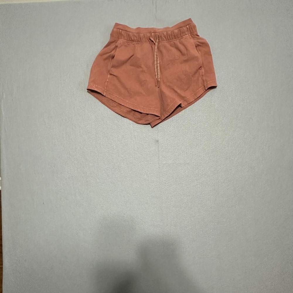 Lululemon Inner Glow High-Rise Short 3" Rust Orange Terracotta Size 2 LW7BKWS
